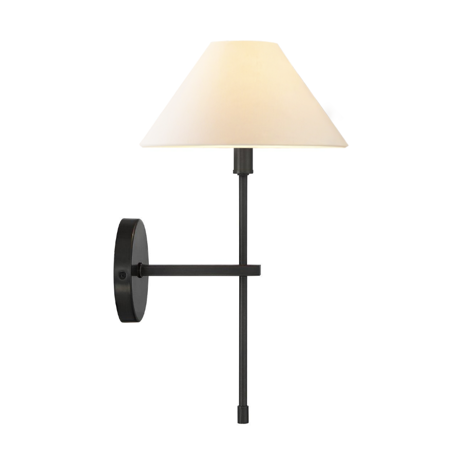 Minimalist Luxury Fabric Shade Wall Sconce