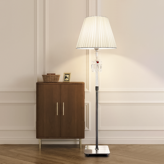 Mid-Century Baccarat Style Floor Lamp