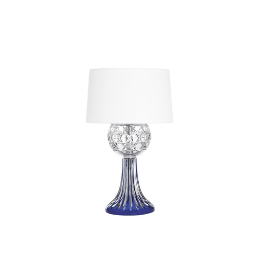 Deep Blue Crystal Table Lamp