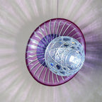 Modern Colorful Crystal Disc Wall Sconce – Luxury Art Glass Wall Light
