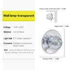 Modern Colorful Crystal Disc Wall Sconce – Luxury Art Glass Wall Light