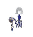 Luxury Blue Crystal Mesh Wall Sconce – 1-Light, 2-Light or 3-Light