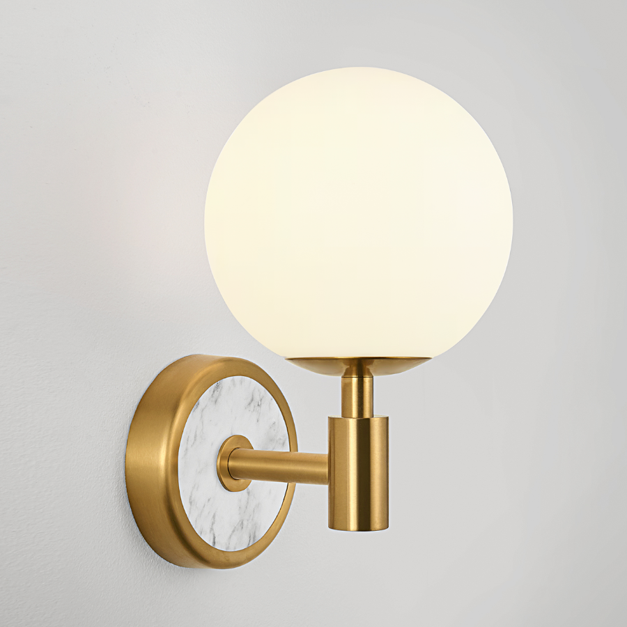 American Minimalist Globe Glass Wall Sconce –1-Light, 2-Light