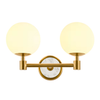 American Minimalist Globe Glass Wall Sconce –1-Light, 2-Light
