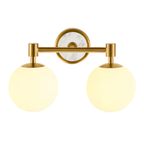 American Minimalist Globe Glass Wall Sconce –1-Light, 2-Light