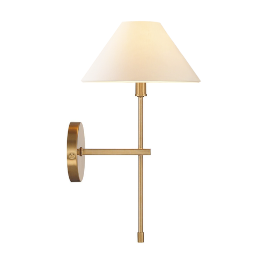 Minimalist Luxury Fabric Shade Wall Sconce