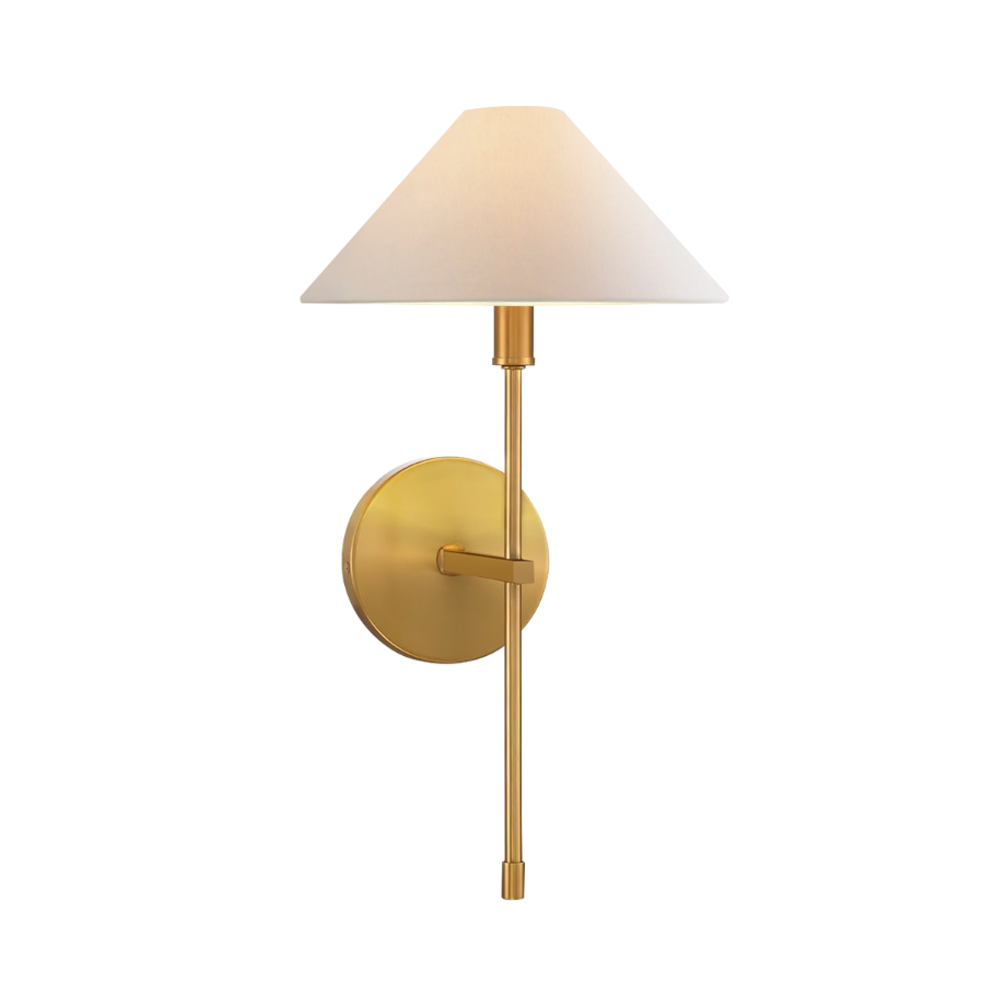 Minimalist Luxury Fabric Shade Wall Sconce