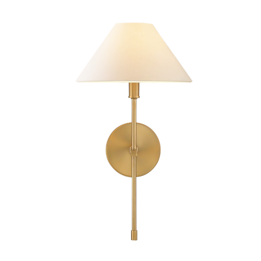 Minimalist Luxury Fabric Shade Wall Sconce