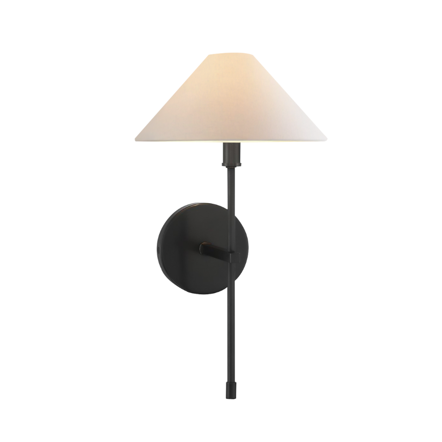 Minimalist Luxury Fabric Shade Wall Sconce