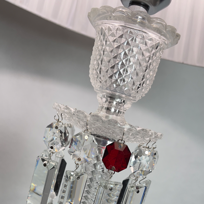 Mid-Century Baccarat Style Floor Lamp