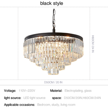 Luxury Multi-Tier Crystal Chandelier